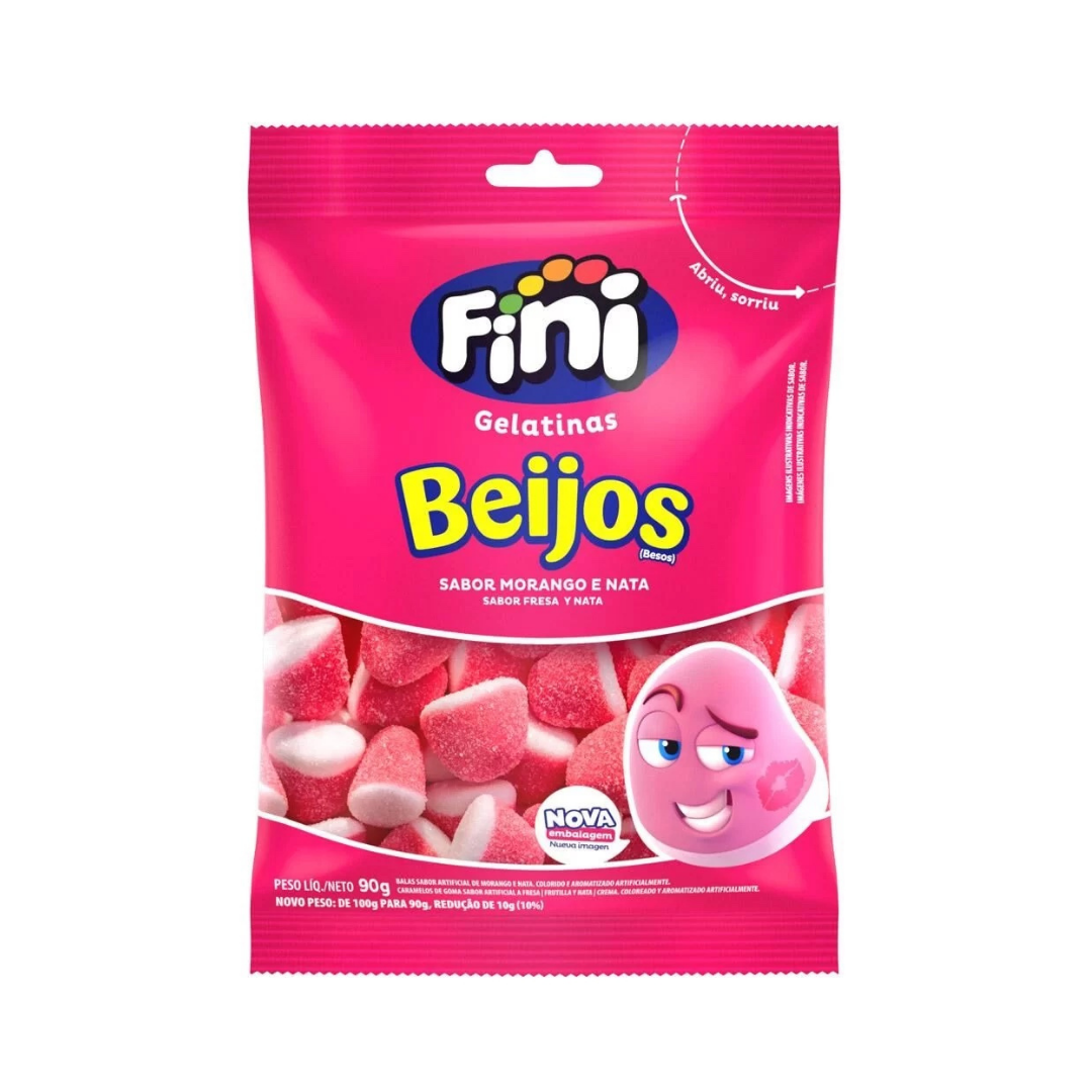 Fini Beijos de Morango (80g)